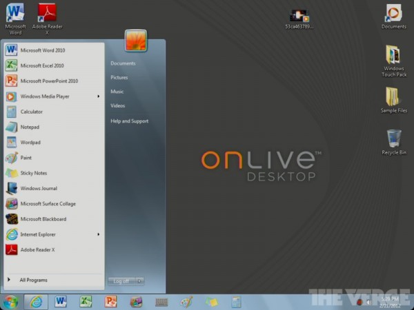 OnLive Desktop Plus  iPad    Windows-